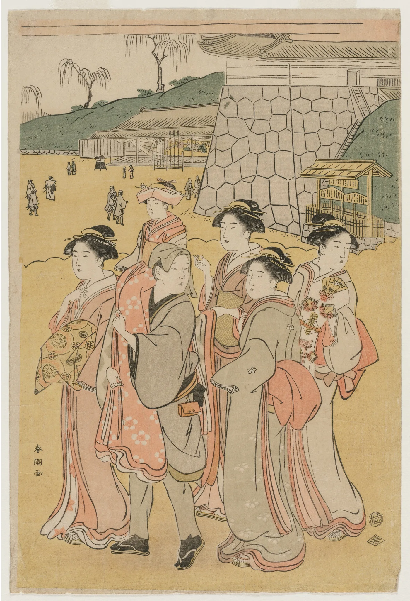 Women Accompanying a Girl to a Shrine, 1790
