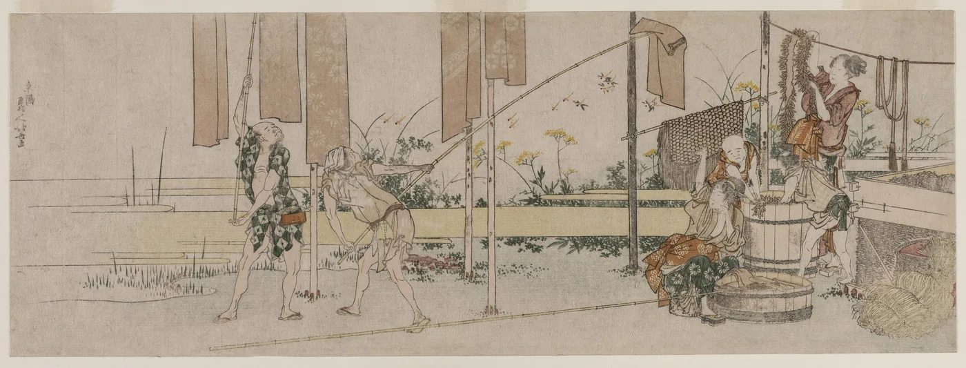 Dyers at Work, 1800