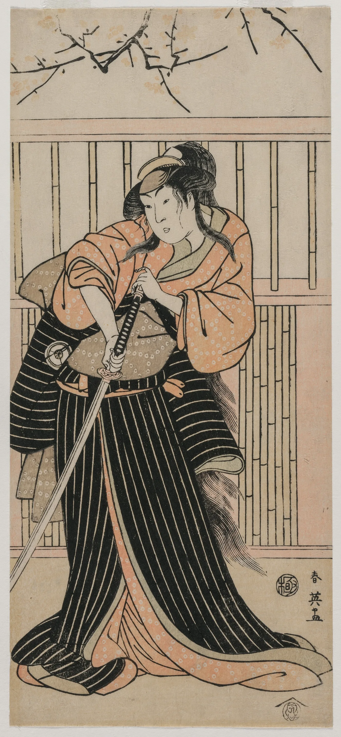 Iwai Hanshirō IV as a Woman with a Sword, 1791