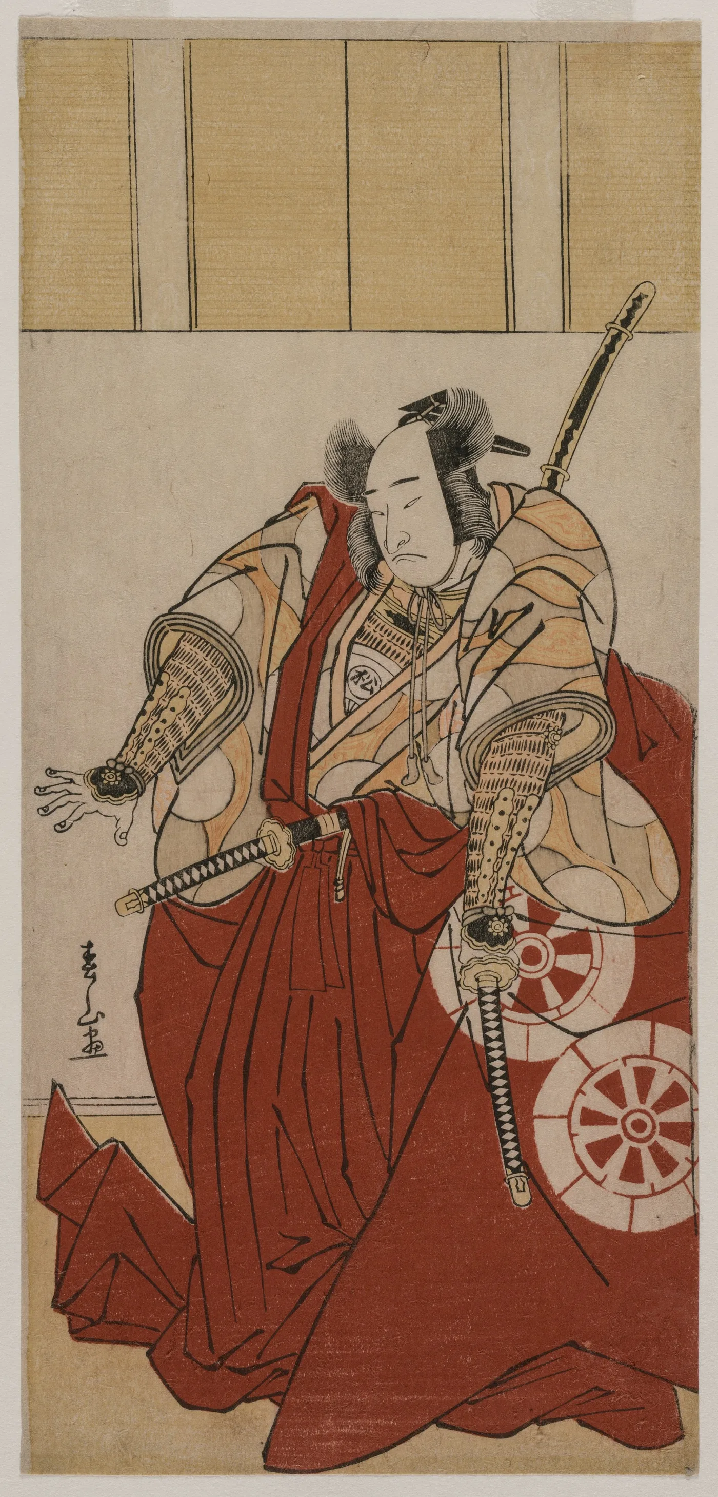 Onoe Matsusuke as Usui Sadamitsu, 1781
