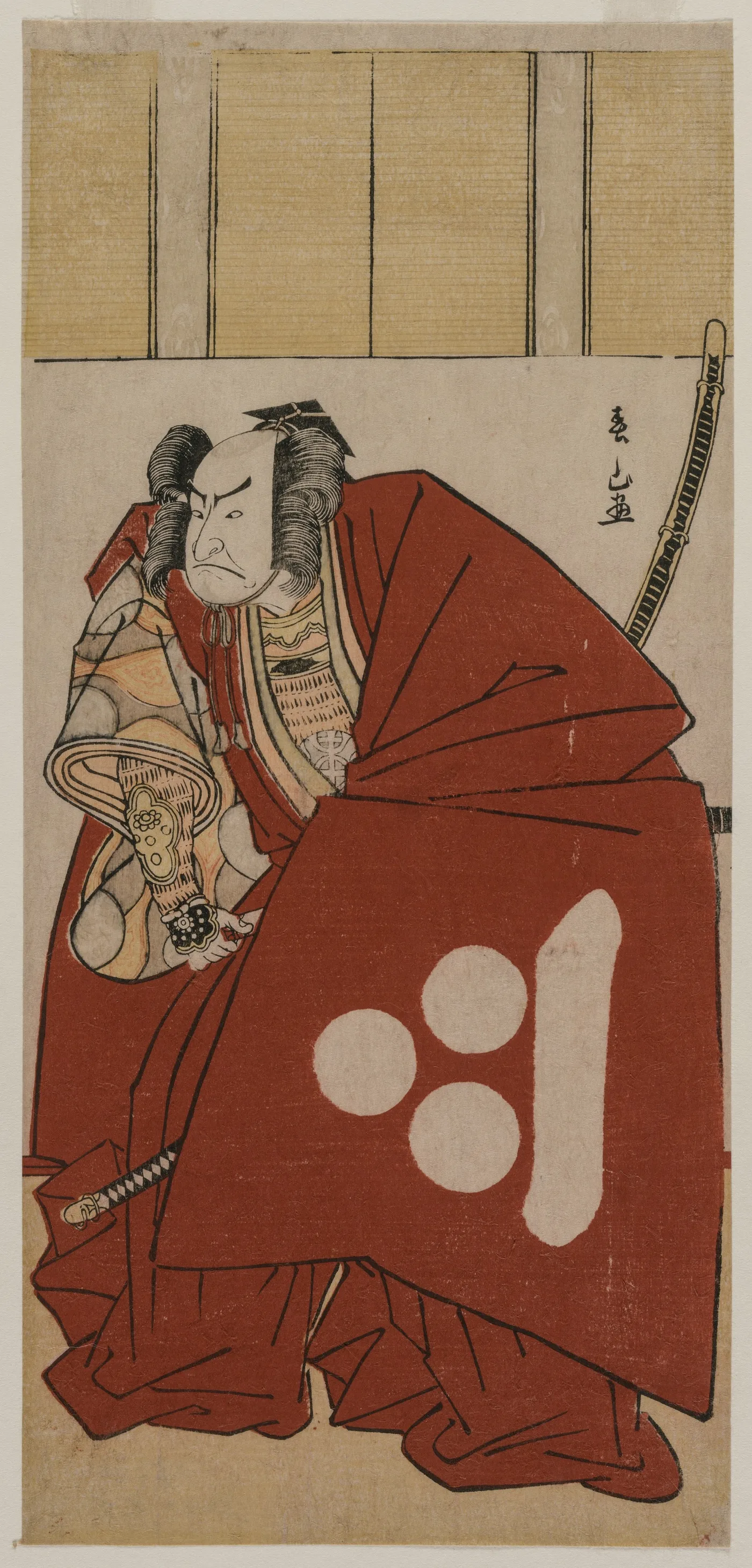 Nakamura Nakazo I as Watanabe no Tsuna, 1781