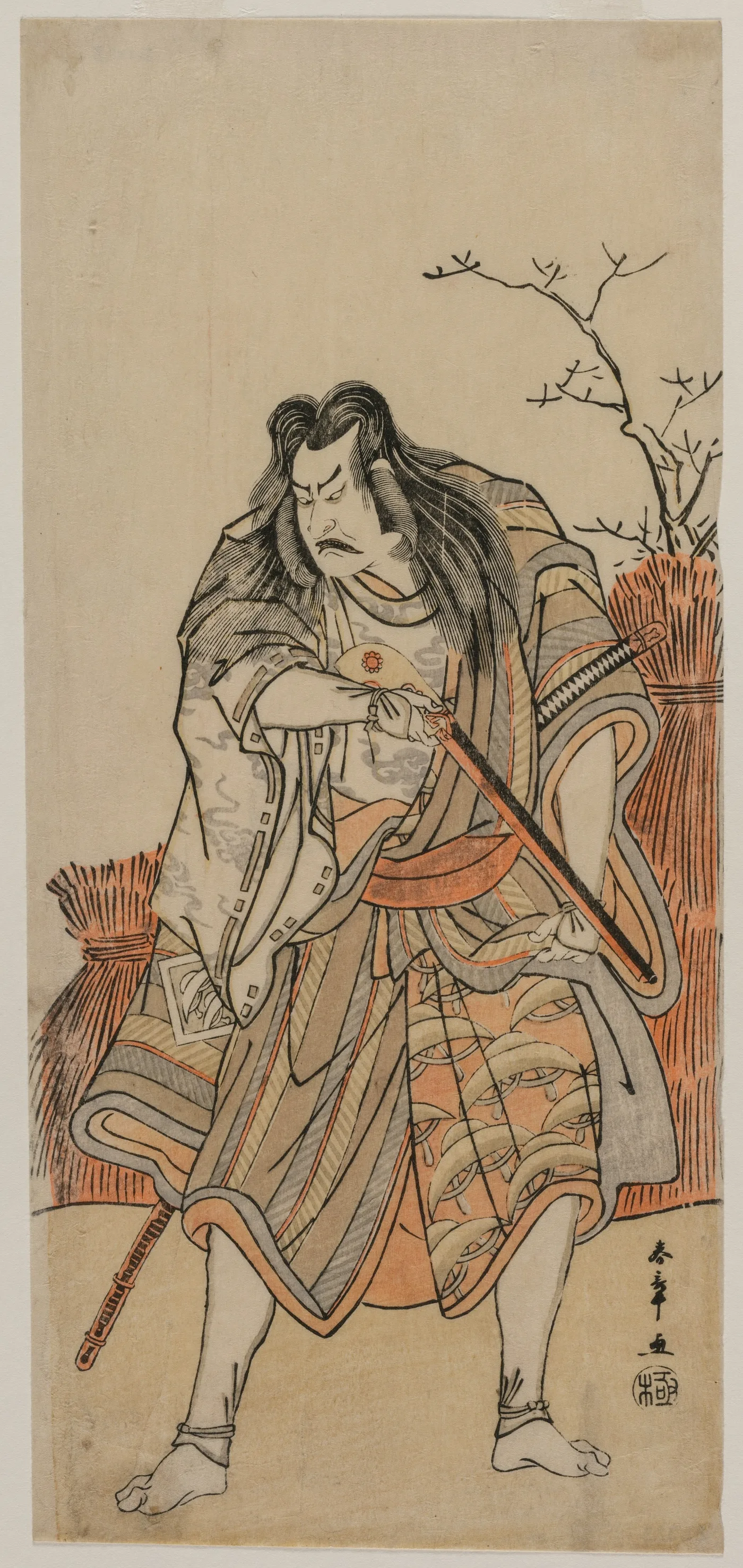 Nakajima Kanzaemon as a Lord Disguised as a Hunter with a Rifle, 1780