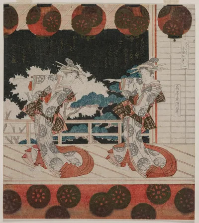 Furuichi Dance at the Hisagataya, 1820