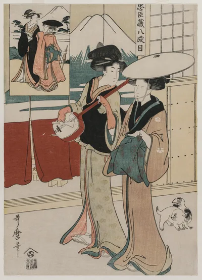 Chushingura: Act VIII of The Storehouse of Loyalty, 1790
