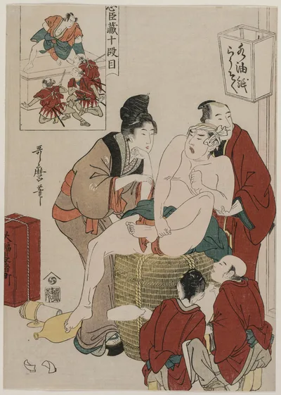 Chushingura: Act X of The Storehouse of Loyalty, 1790