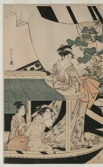 Party on the Pleasure Boat Kawaichimaru, 1796