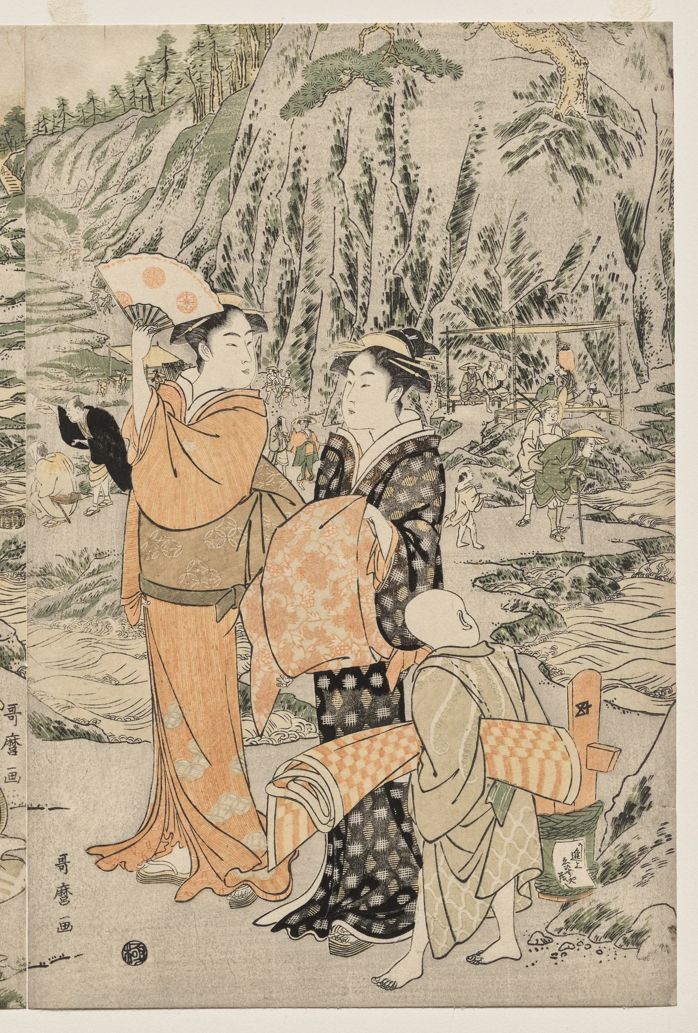 Fishing at Iwaya on Enoshima, 1790