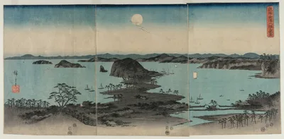 Eight Views of Kanazawa at Night, 1857