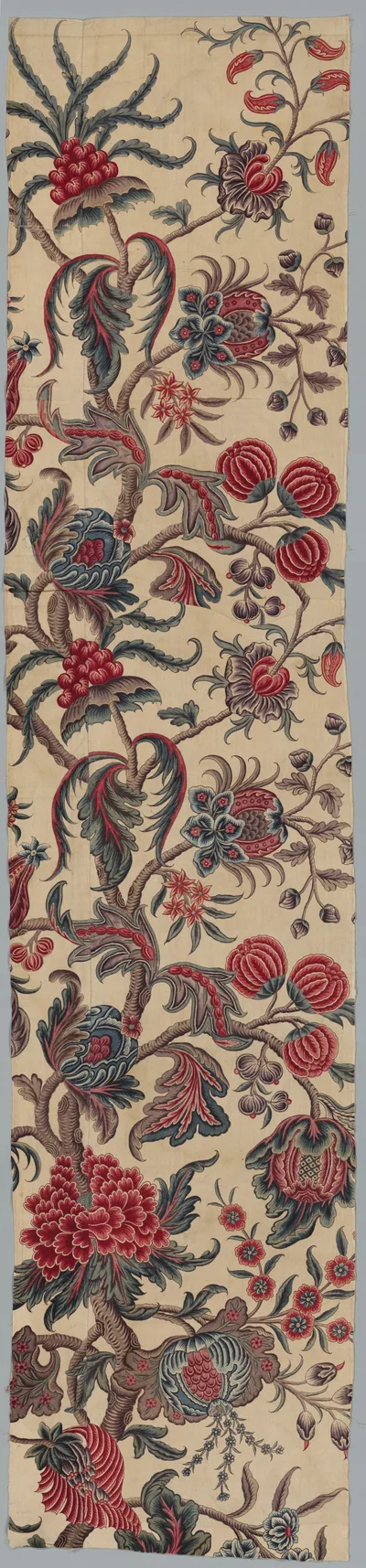 Strip of Woodblock Printed Linen, 1785