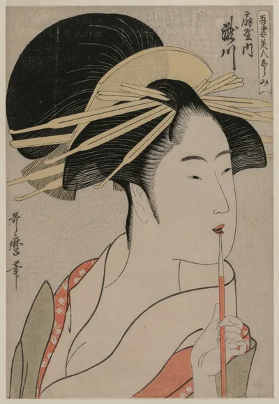 Photograph from 1798: Takigawa of the Ōgiya from the series A Selection…