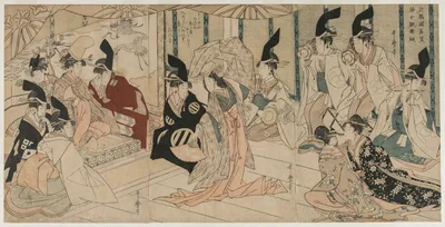 Scene Adapted from the play The Treasury of Loyal Retainers…, 1790