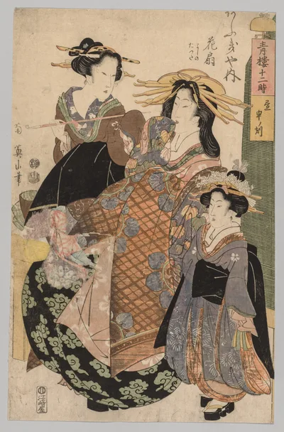 Two Women and a Girl, 1800