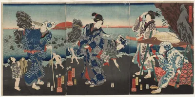 Photograph from 1854: Splendid View at Futamigaura Bay