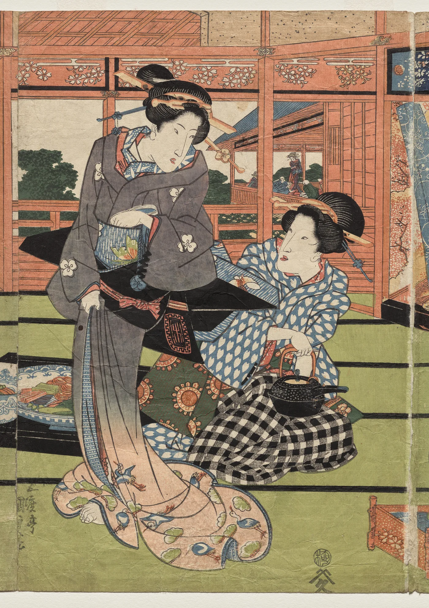 A View of the Large New Room at Sakurai, 1830