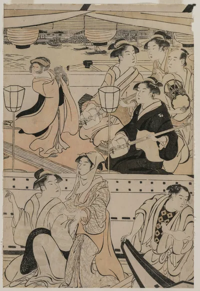 Boating Party on the Sumida River, 1789