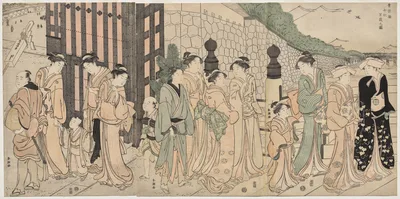 A Thousand Autumns, Ten Thousand Years on Tokiwa Bridge, 1790