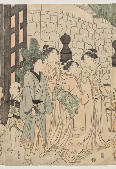 A Thousand Autumns, Ten Thousand Years on Tokiwa Bridge, 1790