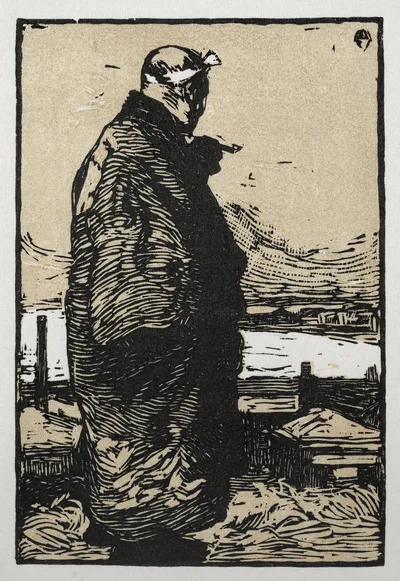 Photograph from 1906: Fisherman