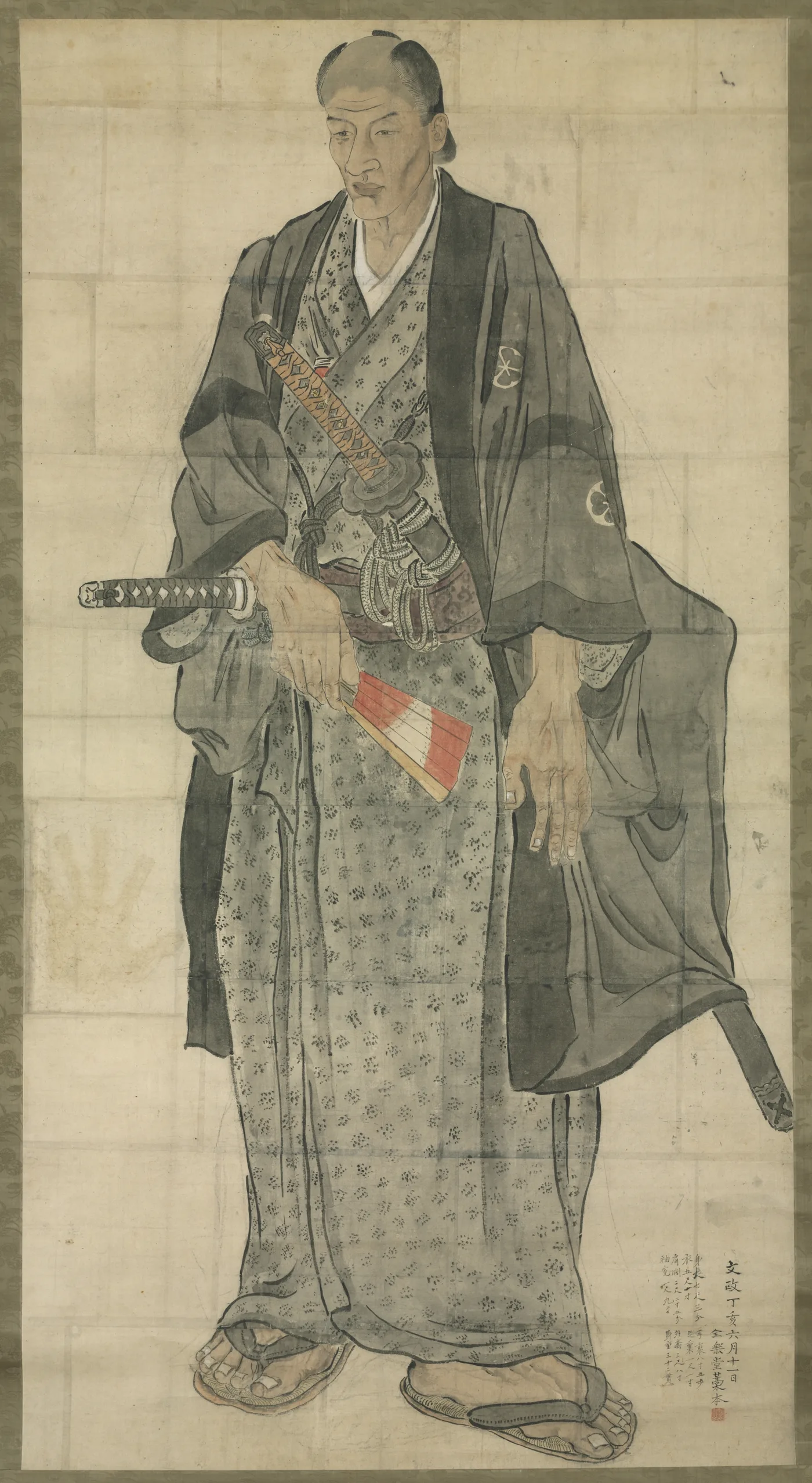 Portrait of Ōzora Buzaemon, 1827