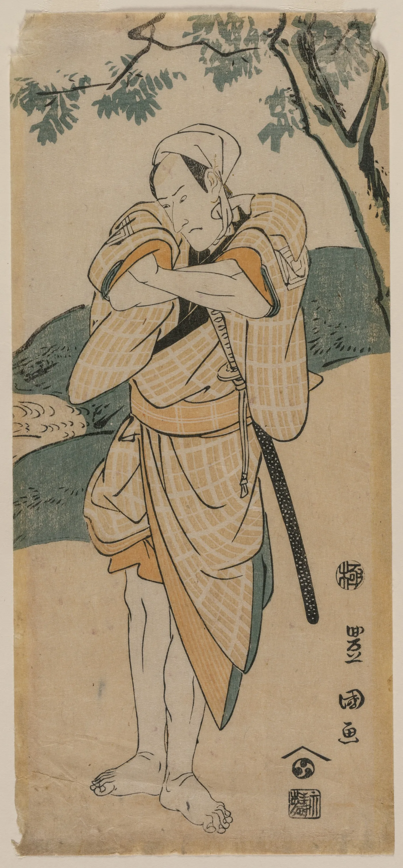 The Actor Ichikawa Danjuro as a Samurai, 1769