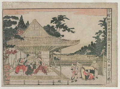 Chushingura: Act VI (from the series Perspective Pictures for The…, 1790