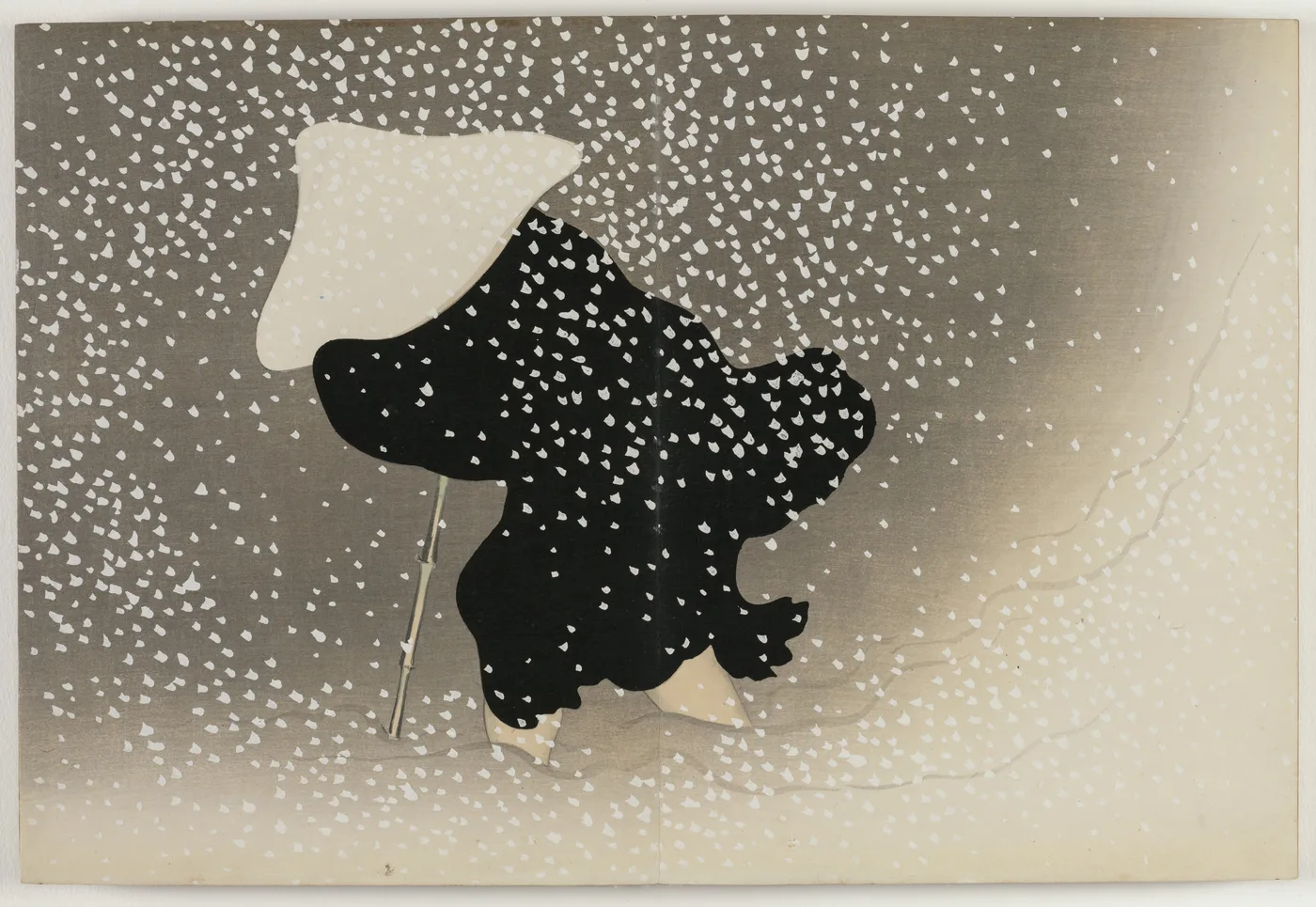 Flowers of a Hundred Worlds (Momoyogusa): Swirling Snow (Tomoe no…, 1909