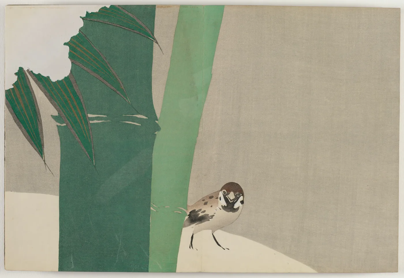 Flowers of a Hundred Worlds (Momoyogusa): Bamboo in Snow (Secchuchiku), 1909