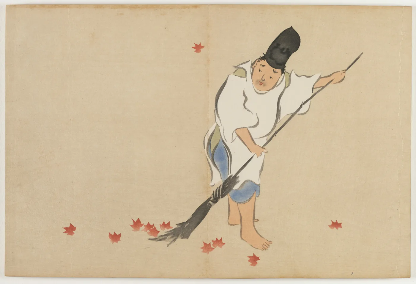 Flowers of a Hundred Worlds (Momoyogusa): Court Guard (Eishi), 1909