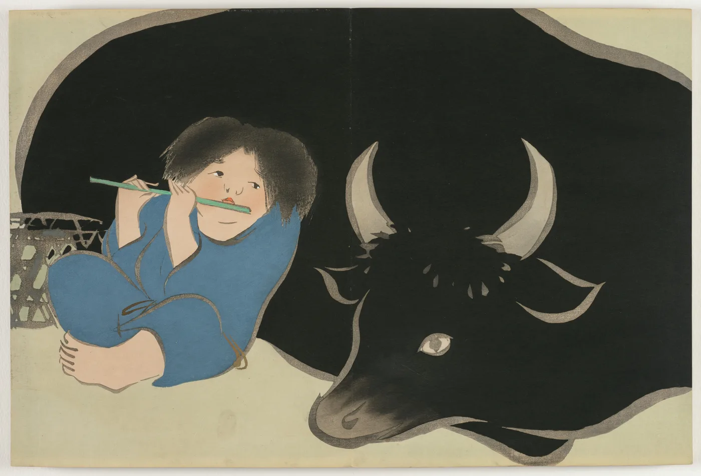 Flowers of a Hundred Worlds (Momoyogusa): Oxherd (Bokudo), 1909