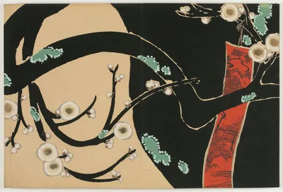 Flowers of a Hundred Worlds (Momoyogusa): Plum (Ume), 1909