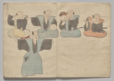 Scene from The Kōrin Picture Book (Volume 1), 1800