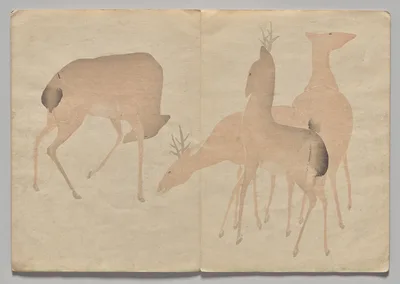 Scene from The Kōrin Picture Book (Volume 1), 1800
