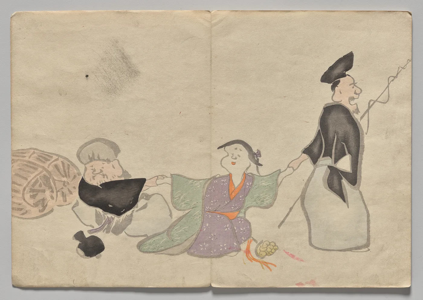 Scene from The Kōrin Picture Book (Volume 1), 1800