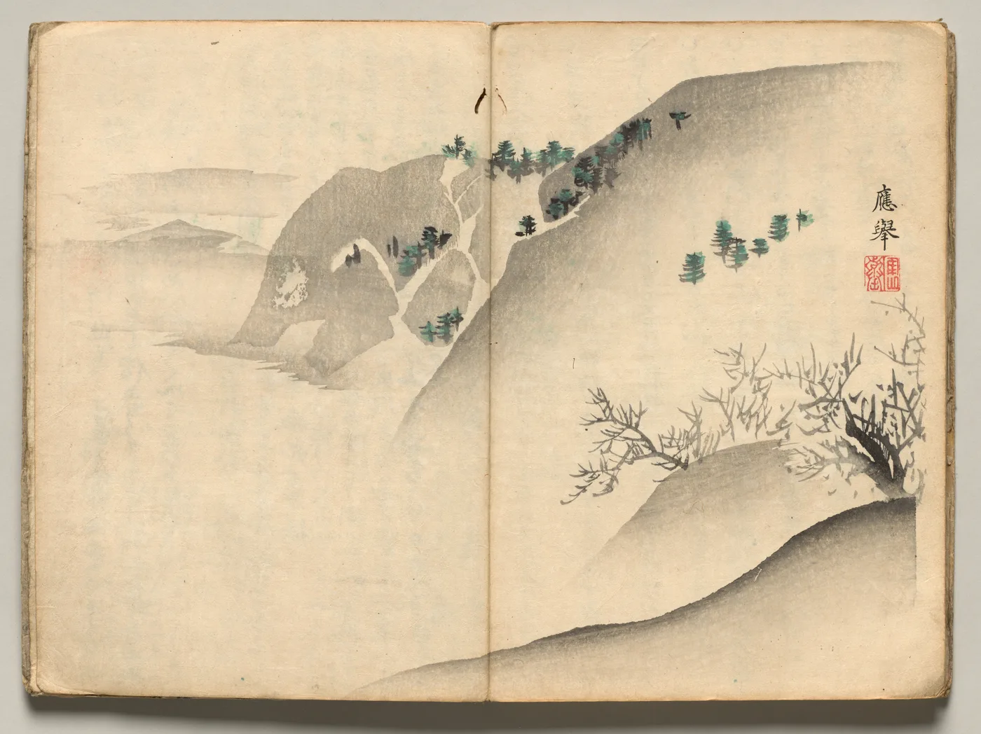 Landscape from Ōkyo Picture Book, 1850