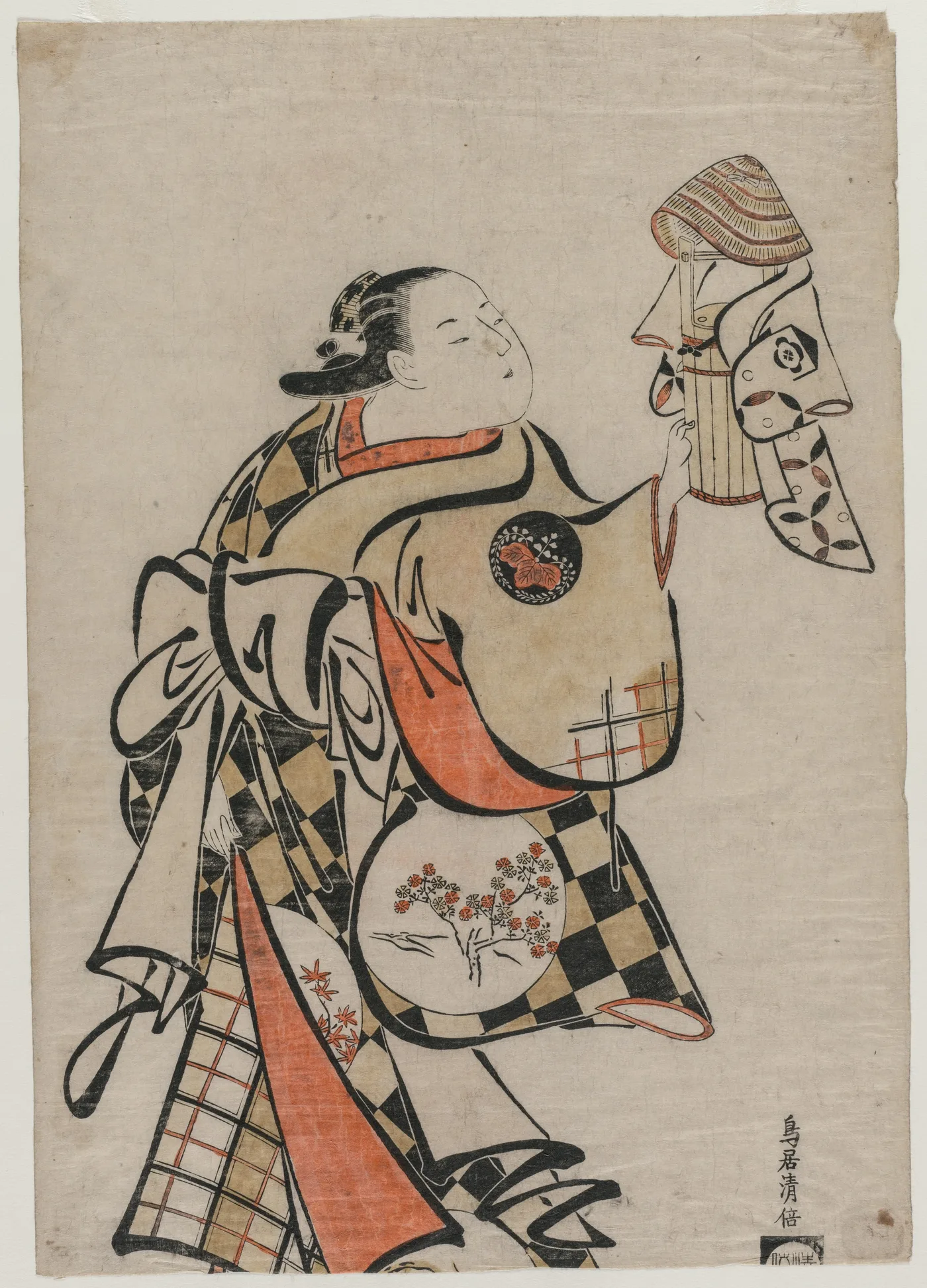 Fujimura Handayu as a Courtesan, 1710