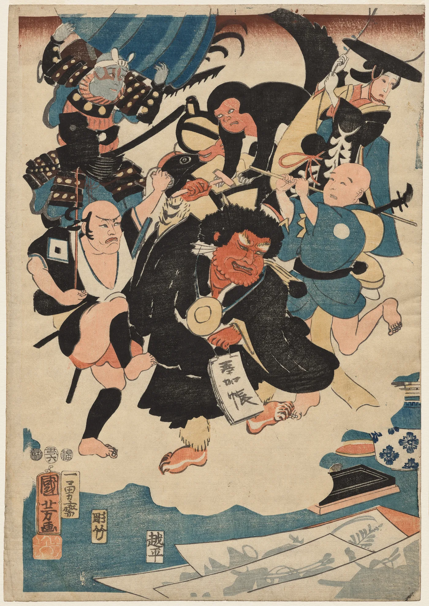 The Strange Occurrence of Ukiyo Matahei and his Famous Paintings, 1853