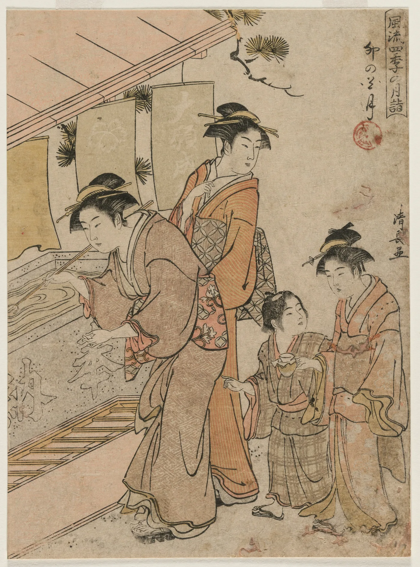 The Fourth Month (from the series Fashionable Monthly Visits to…, 1784